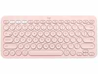 Logitech 920-009867, Logitech K380 Multi-Device Bluetooth Keyboard rosa, US...