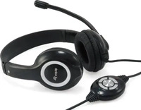 Equip 245301, Equip USB-Headset 245301 2m Kabel, schwarz, USB