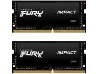 Kingston KF432S20IBK2/64, 64GB Kingston FURY Impact DDR4-3200 SO-DIMM CL20 Dual...