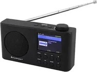 Soundmaster IR6500SW, soundmaster IR6500SW Internetradio schwarz