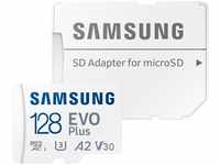 Samsung MB-MC128KA/EU, 128GB Samsung MicroSD Card SDXC EVO Plus (2021)(CL10),...