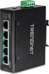 Trendnet TI-PE50, TrendNet 5-Port Industrial Fast Eth. PoE+ DIN-Rail Switch
