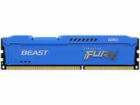 Kingston KF316C10B/4, 4GB Kingston Fury Beast blau DDR3-1600 DIMM CL10 Single,...