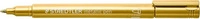 Staedtler 8323-11, STAEDTLER Permanent-Marker Metallic, Rundspitze, gold
