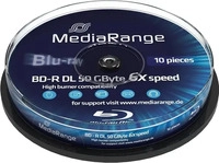MediaRange MR507, Mediarange BD-R DL 50GB 6x (10 St&uuml;ck) CakeBox