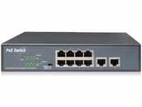 Digitus DN-95323-1, Digitus 8-Port Fast Ethernet PoE-Switch + 2 Uplinks, Art#...