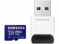 Samsung MB-MD128KB/WW, 128GB Samsung SD MicroSD Card SDXC PRO Plus (Class10)...