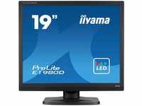 iiyama E1980D-B1, 19 " (48,26cm) iiyama ProLite E1980D-B1 schwarz 1280x1024 1xDVI /