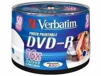 Verbatim 43533, Verbatim DVD-R 4.7 GB bedruckbar 50er Spindel (43533), Art#...