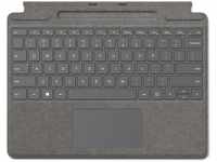 Microsoft 8XB-00065, Surface Microsoft Pro Signature Keyboard [DE] Platin für Pro