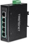 Trendnet TI-PG50, TrendNet Industrie Switch 5 Port Fast Eth. PoE+ L2 DIN-Rai