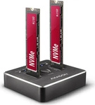 Axagon ADSA-M2C, Axagon ADSA-M2C NVMe CLONE DUAL SSD Dock Station