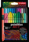 Stabilo 488/24-2-20, STABILO pointMax ARTY Filzstifte farbsortiert, 24 St.