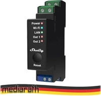 Shelly Shelly Pro2PM, Shelly Relais . "Pro 2PM" . WLAN & LAN Schaltaktor . Max....