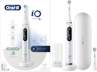 Braun Oral-B iO Series 8 mit 2 Aufsteckb&uuml;rsten und Reiseetui, white alabaster