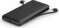 Belkin BPB006BTBLK, Belkin Powerbank 10K INC USB-C and Lightning Cables, schwarz