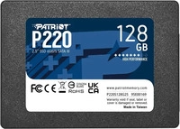Patriot P220S128G25, 128GB Patriot P220 2.5" (6.4cm) SATA 3D-NAND TLC (P220S128G25)