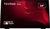 ViewSonic TD2465, 24" (60,96cm) ViewSonic Touchscreen-Monitor TD2465 schwarz