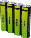 Verico 1UDBT-A1WEAC-NN, Verico LoopEnergy Li-Ion Akku AA2550, USB-C, 4er Pack retail