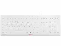 CHERRY JK-8502DE-0, Cherry Keyboard STREAM PROTECT [DE] white grey +++ mit