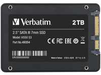 Verbatim 49354-483, 2TB Verbatim Vi550 S3 2.5 " (6.4cm) SATA 6Gb/s 3D NAND