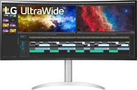 LG 38BQ85C-W, 37.5" (95,25cm) LG Electronics UltraWide 38BQ85C-W wei&szlig;/silber