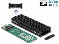 Delock 42004, Delock Externes USB Type-CÖ Combo Gehäuse für M.2 NVMe PCIe...