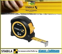 STABILA 19568, STABILA Ma&szlig;band BM 100 19568, Stahl 5,0 m