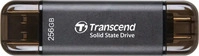 Transcend TS256GESD310C, 256GB Transcend ESD310C schwarz Extern USB-A 3.0 / USB...