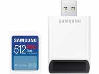 Samsung MB-SD512SB/WW, 512GB Samsung SD PRO Plus 2023 inkl. USB Kartenleser
