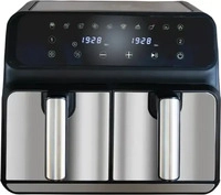 Unold 58685, Unold Hei&szlig;luftfritteuse 58685 Doppelkammer Twin Zone
