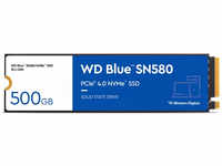 WD WDS500G3B0E, 500GB WD Blue SN580 M.2 2280 PCIe 4.0 x4 3D-NAND TLC...