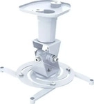 Techly ICA-PM-100WH, Techly Universal Deckenhalterung f&uuml;r Beamer, wei&szlig;