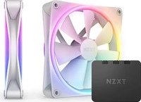 NZXT RF-D14DF-W1, NZXT F Series F140 RGB DUO Twin Pack 140x140x26mm 500-1800 U/min 36