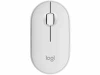 Logitech 910-007013, Logitech M350s Pebble Mouse 2 USB 2.4GHz Bluetooth weiß