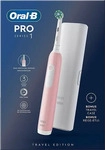 Braun Oral-B Pro 1 Cross Action Pink mit Reiseetui Elektrische Zahnb&uuml;rste