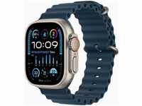 Apple MREG3FD/A, Apple Watch Ultra 2 GPS + Cellular, 49mm Titanium Case with Blue