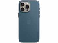 Apple MT4Y3ZM/A, Apple Feingewebe Case iPhone 15 Pro Max mit MagSafe (pazifikblau),