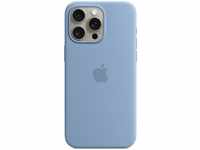 Apple MT1Y3ZM/A, Apple iPhone 15 Pro Max Silicone Case with MagSafe - Winter Blue,