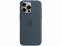 Apple MT1P3ZM/A, APPLE IPHONE 15 PRO MAX SILICONE CASE WITH MAGSAFE - STORM BLUE,