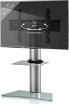VCM 17065, VCM TV Standfu&szlig; "Zental" mit Zwischenboden Mattglas