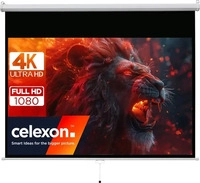 celexon 3780006, celexon basic line Rolloleinwand 200 x 113cm,Leinwand Format 16:9 ,