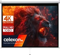 celexon 3780005, celexon basic line Rolloleinwand 200 x 150cm,Leinwand Format 16:9 ,