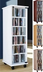 VCM 30029, VCM CD / DVD M&ouml;bel Valenza - drehbares Regal in 3 Farben: