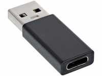 INLINE 35810, InLine USB 3.2 Gen.1 Adapter, USB-A Stecker auf USB Typ-C Buchse,