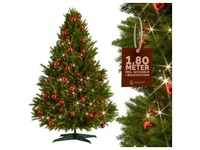 Pop-Up Weihnachtsbaum 180cm inkl. Baumschmuck