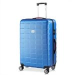 DeubaXXL DE Hartschalenkoffer XL Rollen 360&ordm; Reisekoffer 105L Blau ABS 107199
