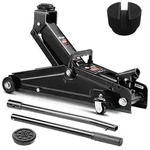 Wagenheber 3t 135-400mm + stahlverst&auml;rkter Gummiauflage