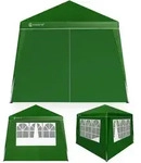 Faltpavillon Capri Gr&uuml;n 3x3m inkl 4 Seitenw&auml;nden UV-Schutz 50+