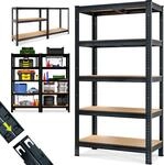 DeubaXXL DE Schwerlastregal Schwarz 180x90x40cm pulverbeschichtet 875kg 109547